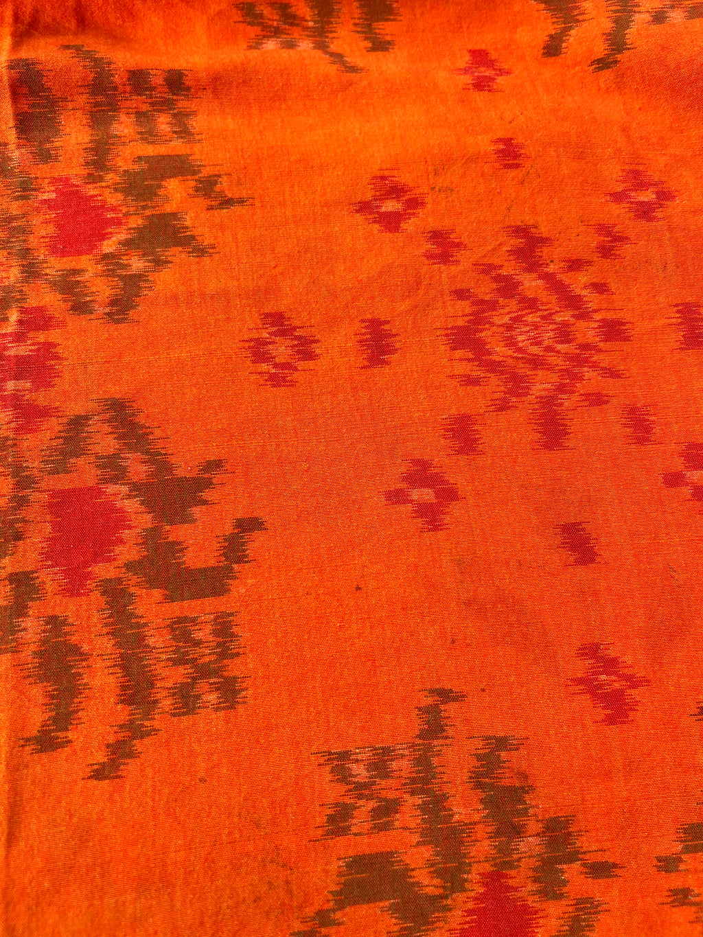 Vintage Indonesian Ikat - Orange