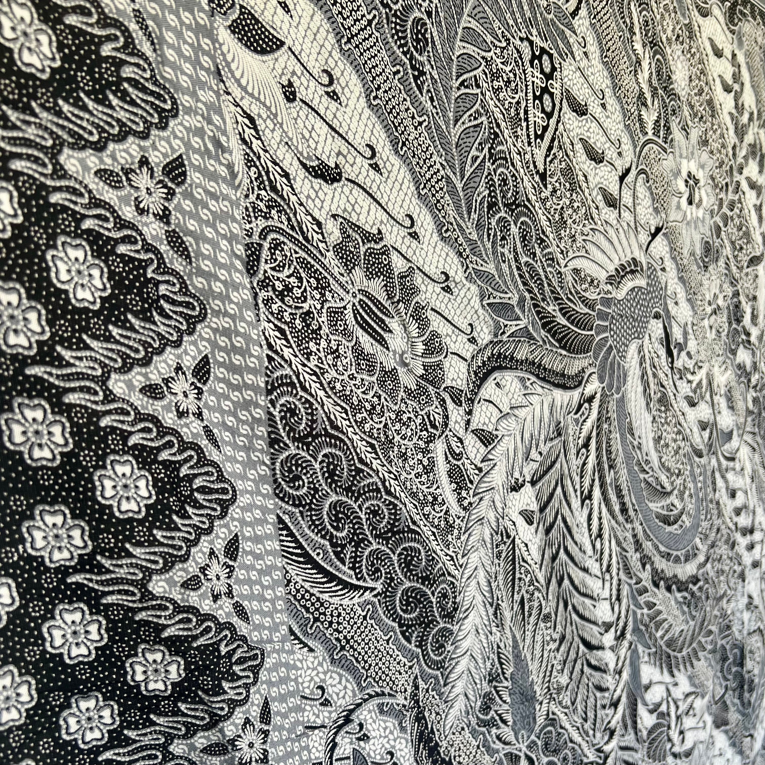 Grey Batik Style - Beach Sarong