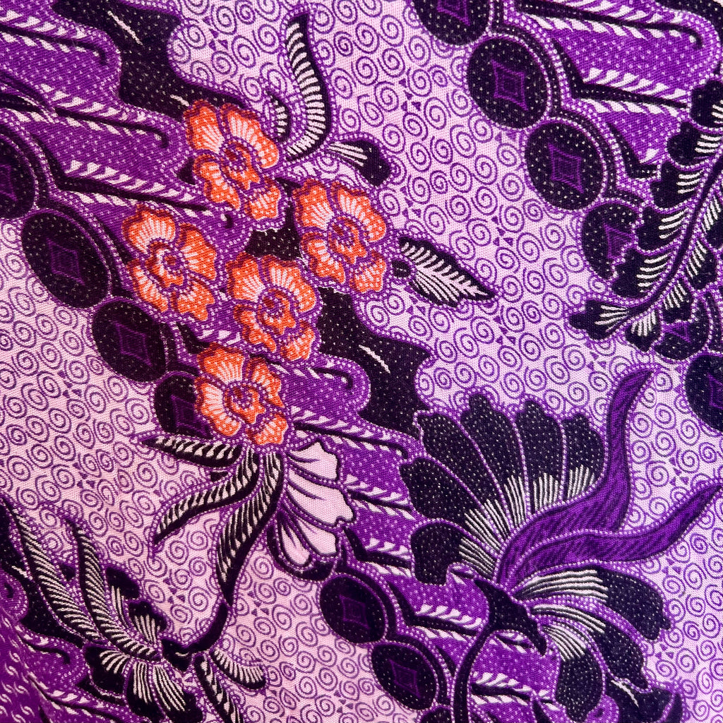 Purple Batik Style - Beach Sarong