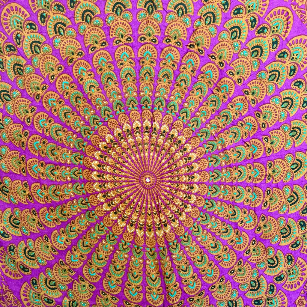 Purple Mandala - Beach Sarong
