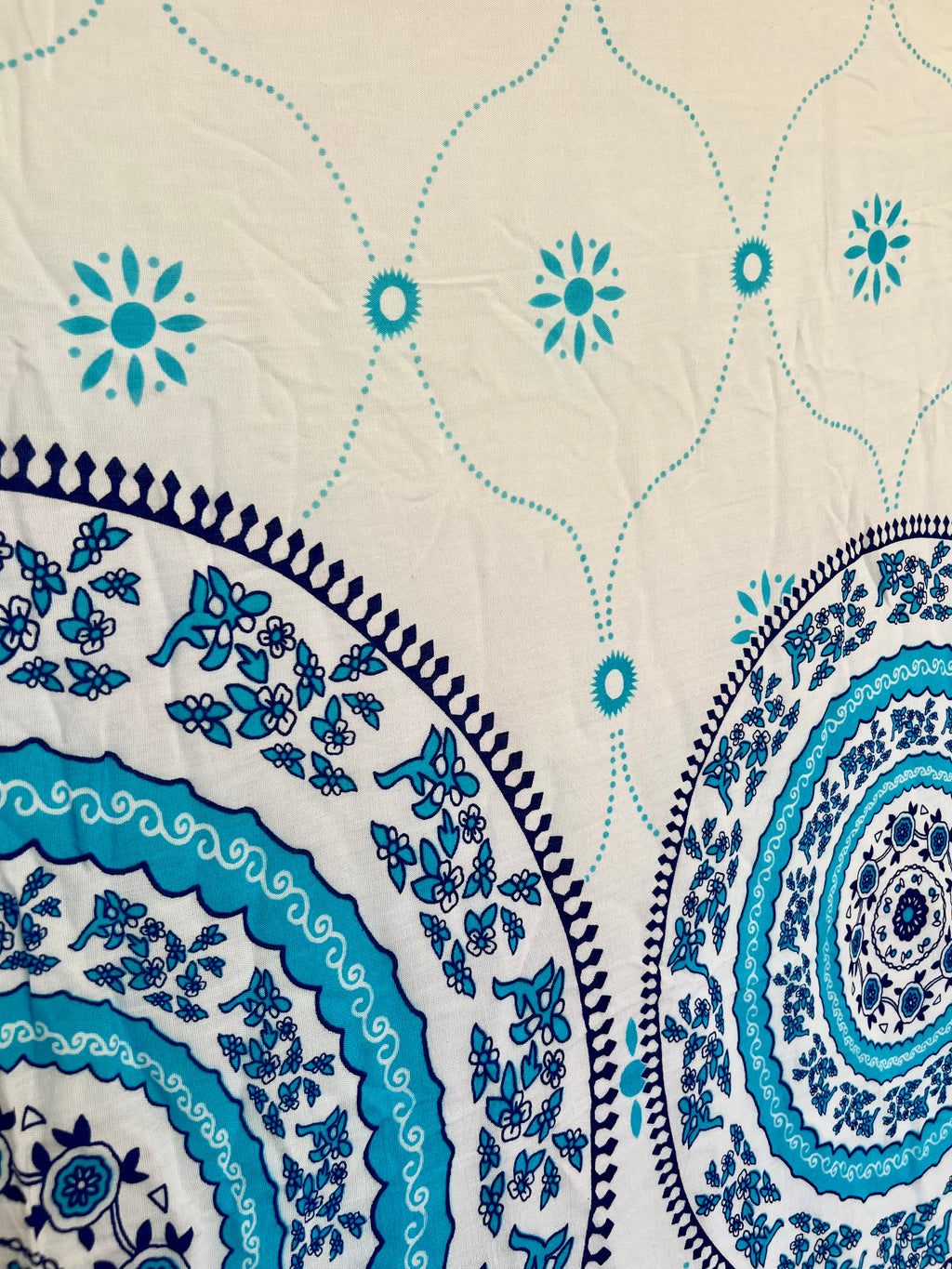 Blue Trio Mandala - Beach Sarong