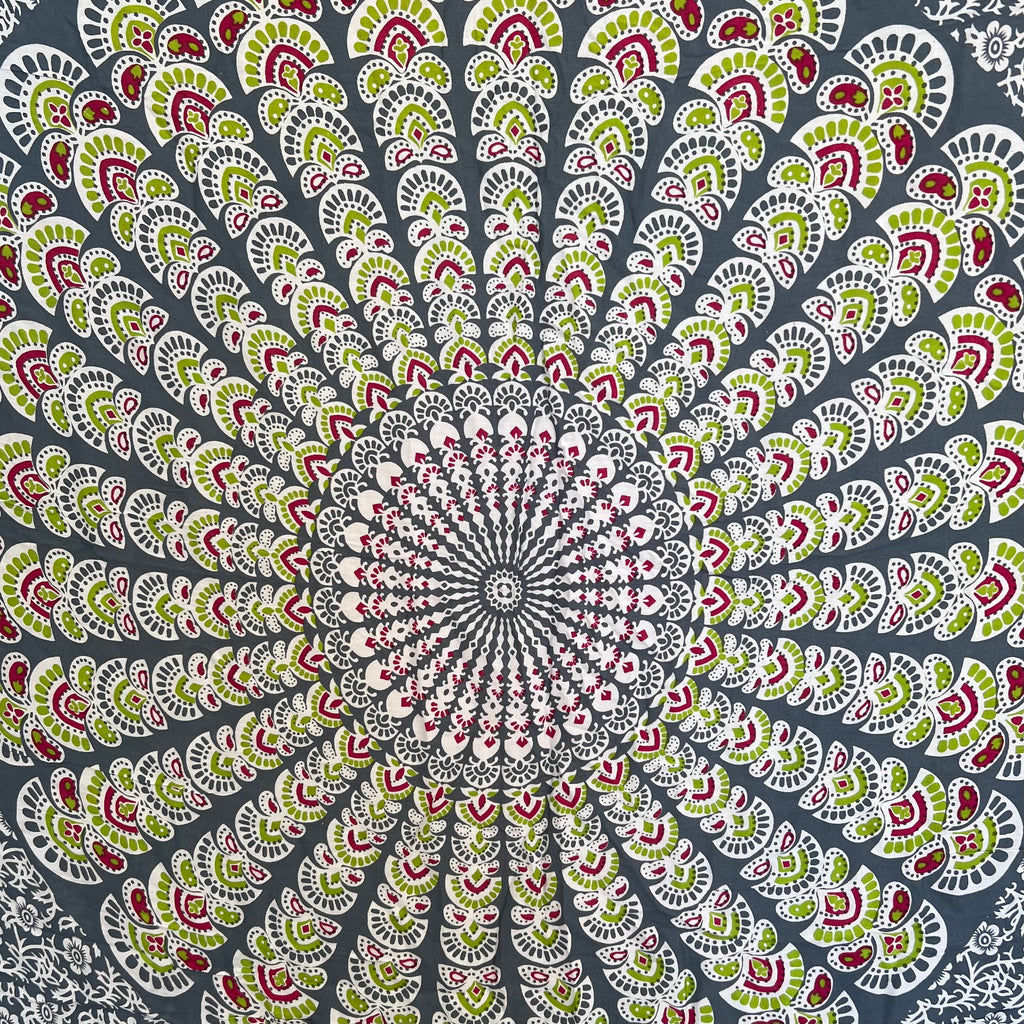 Grey Mandala - Beach Sarong