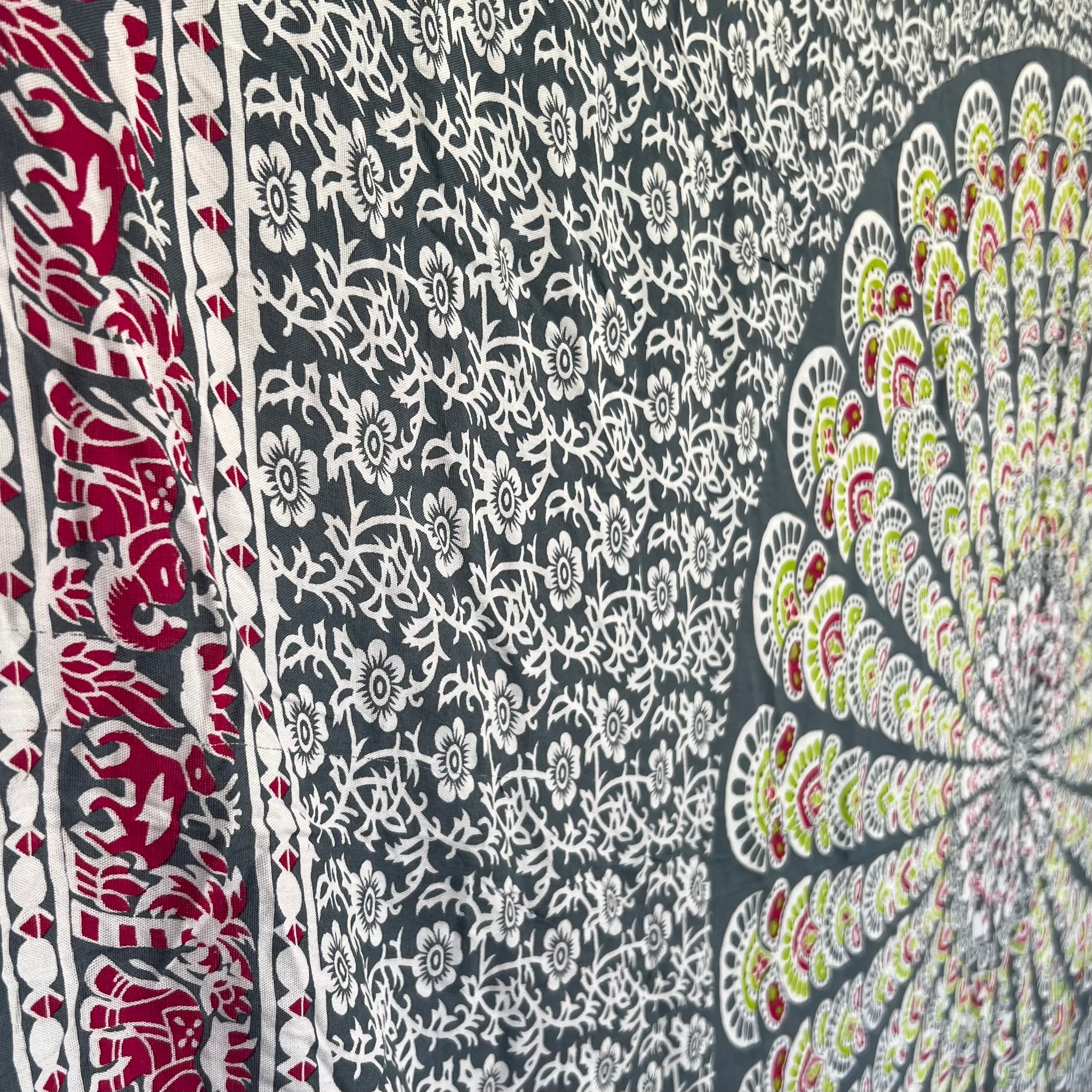 Grey Mandala - Beach Sarong