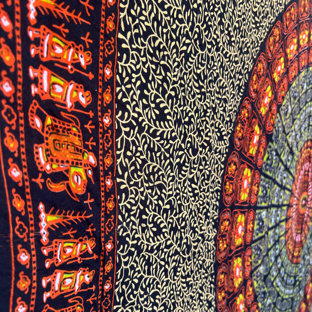 Orange Mandala - Beach Sarong