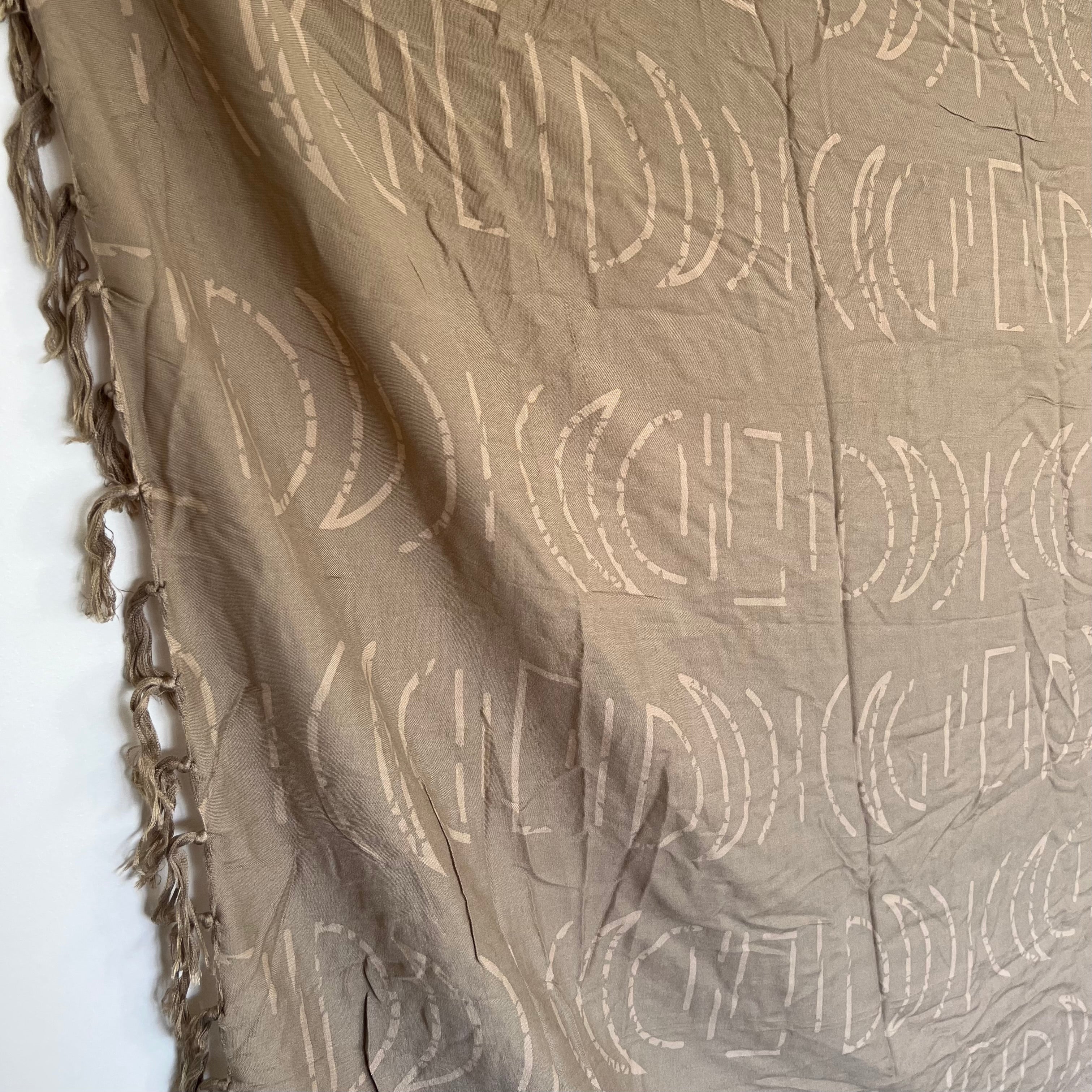 Tan Patterned - Beach Sarong