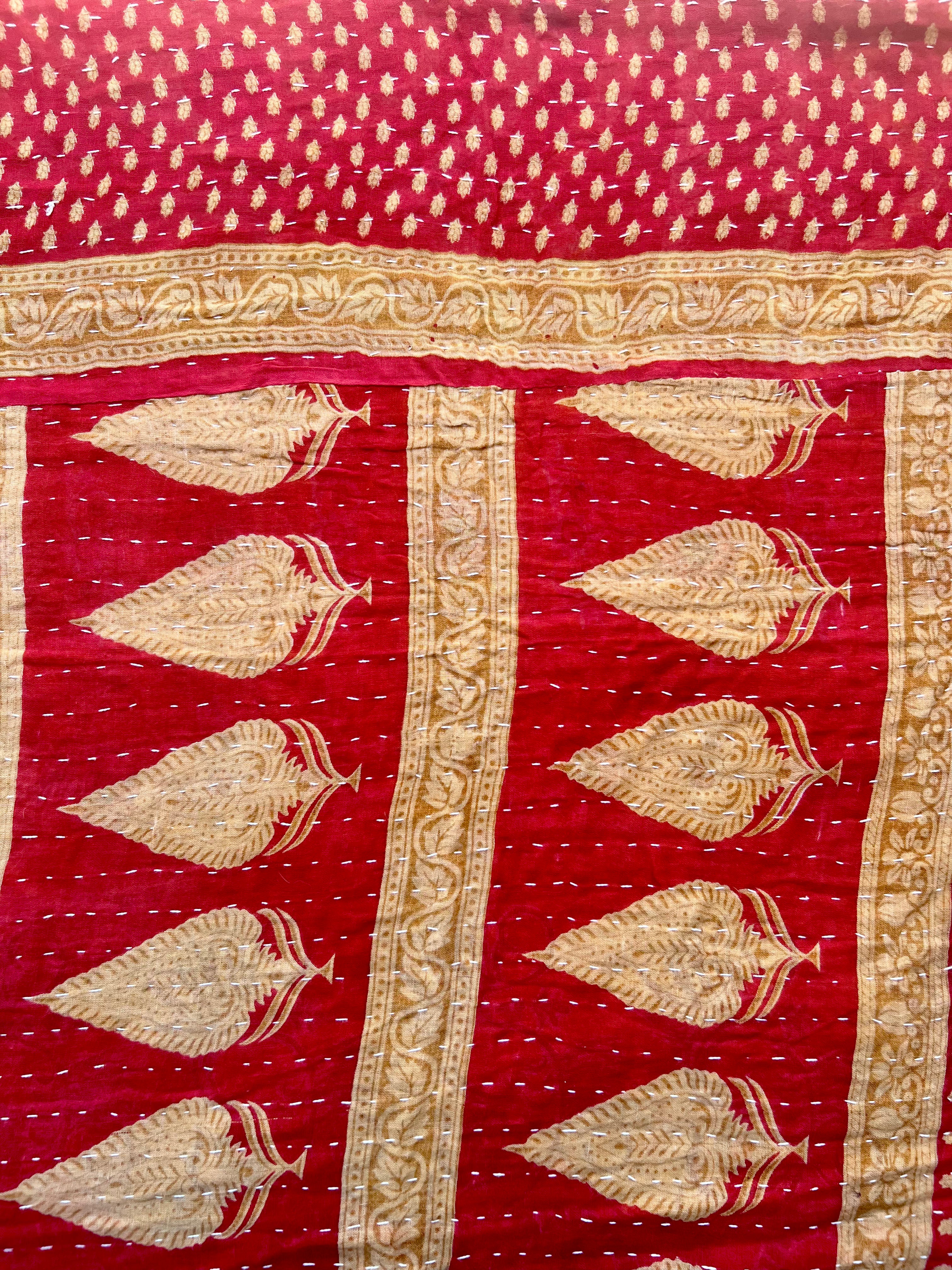 Sona - Indian Kantha Quilt