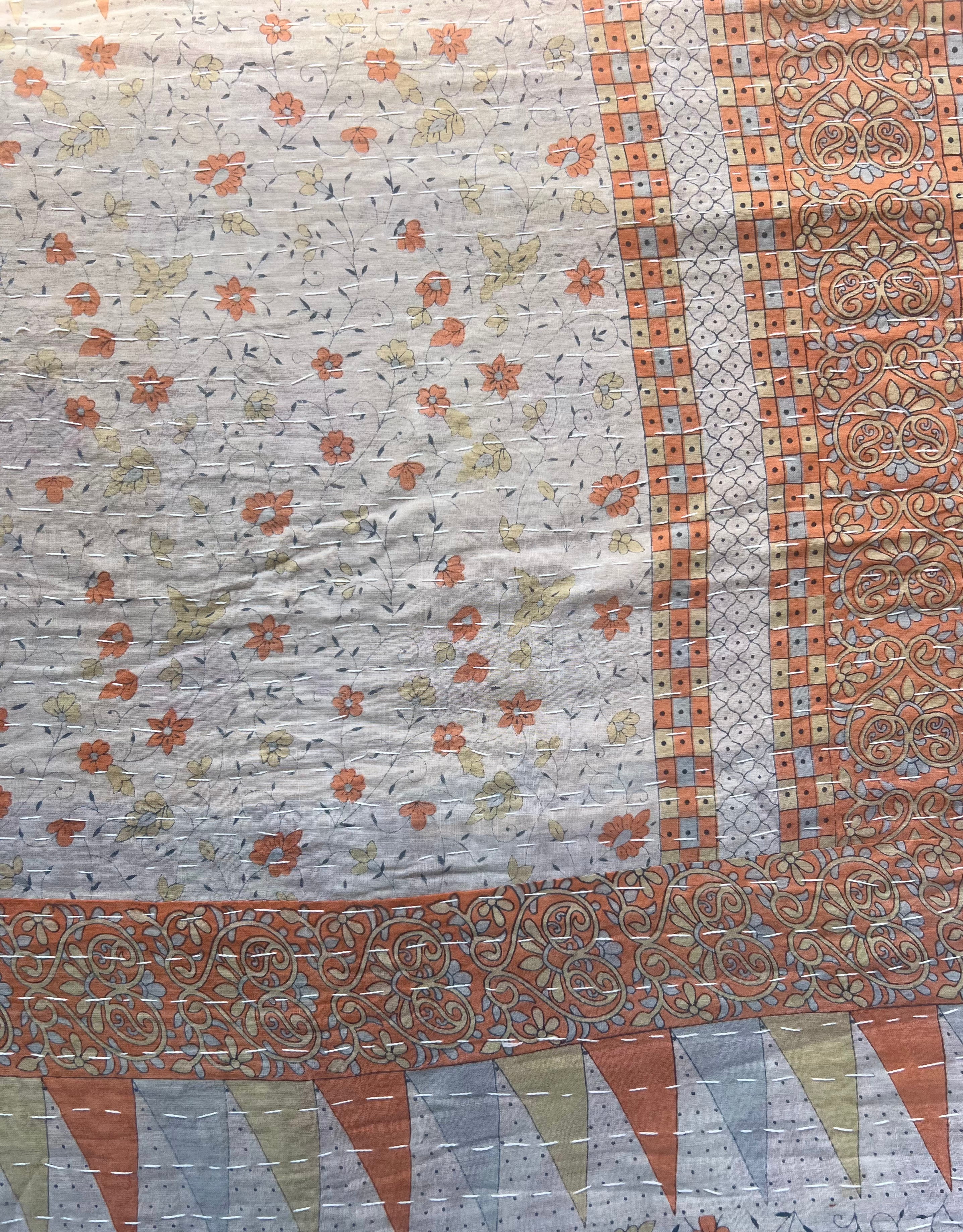 Sona - Indian Kantha Quilt