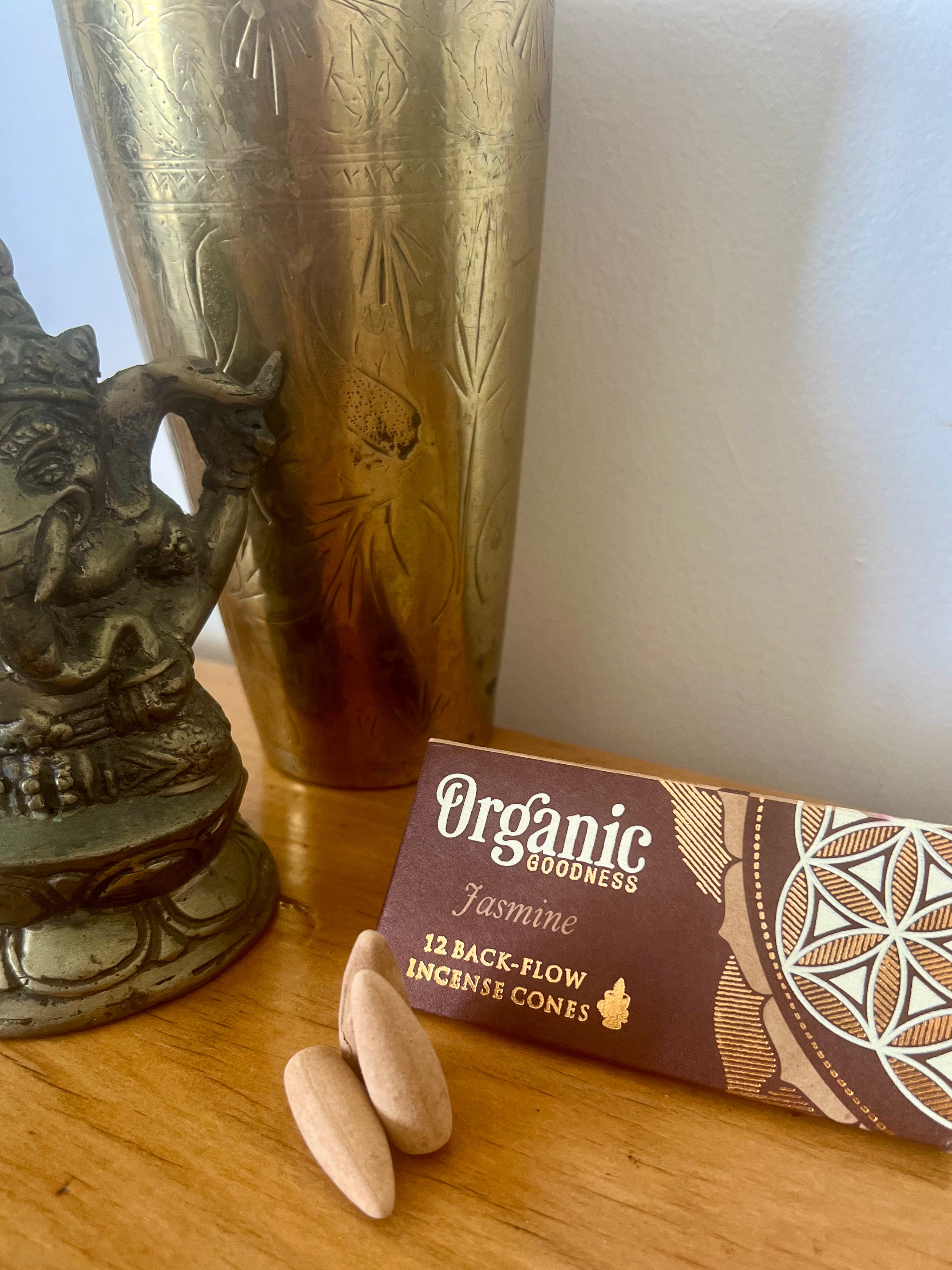 Jasmine Backflow Incense Cones – 12 pack